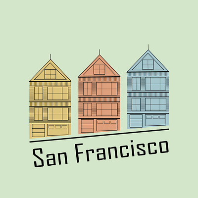 San Francisco Illustration graphic design illustration