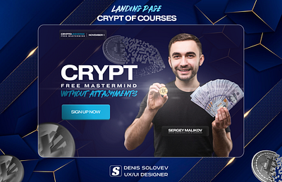 Banner for the landing page money