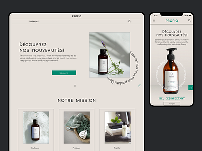 E-commerce Health and Cosmetics Brand animation beauty brutal design classic cosmetics hygiene minimalist research simple timeless ui ux web design