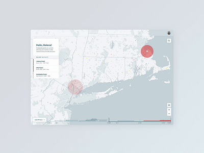 Network Event Map Interactions animation design graphic design interaction madebycraft map ui ux