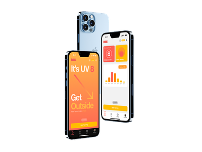 Rays - Product Design app branding design mobile product design summer sun tanning ui ux
