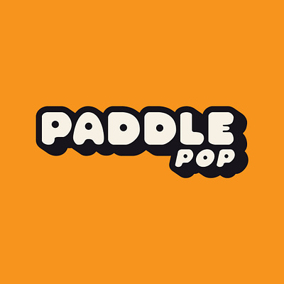 Paddle Pop 1 branding custom design design graphic design illust illustration logo logo designer logo inspiration logo maker redesign reimagined typography typography custom vector