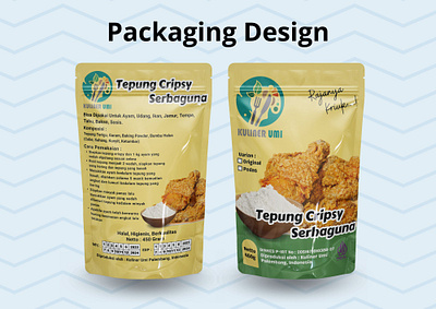Tepung Crispy Packaging Design branding food design graphic design packaging design