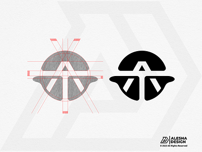 AT & Glasses Logo Design a at brand identity circle clever design geometric icon identity letter logo minimal modern monogram negative space smart sport symbol t vector