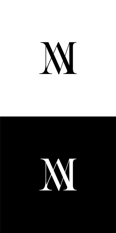 MA Initial Fashion logo a abstract design illustration inistial m m a modern