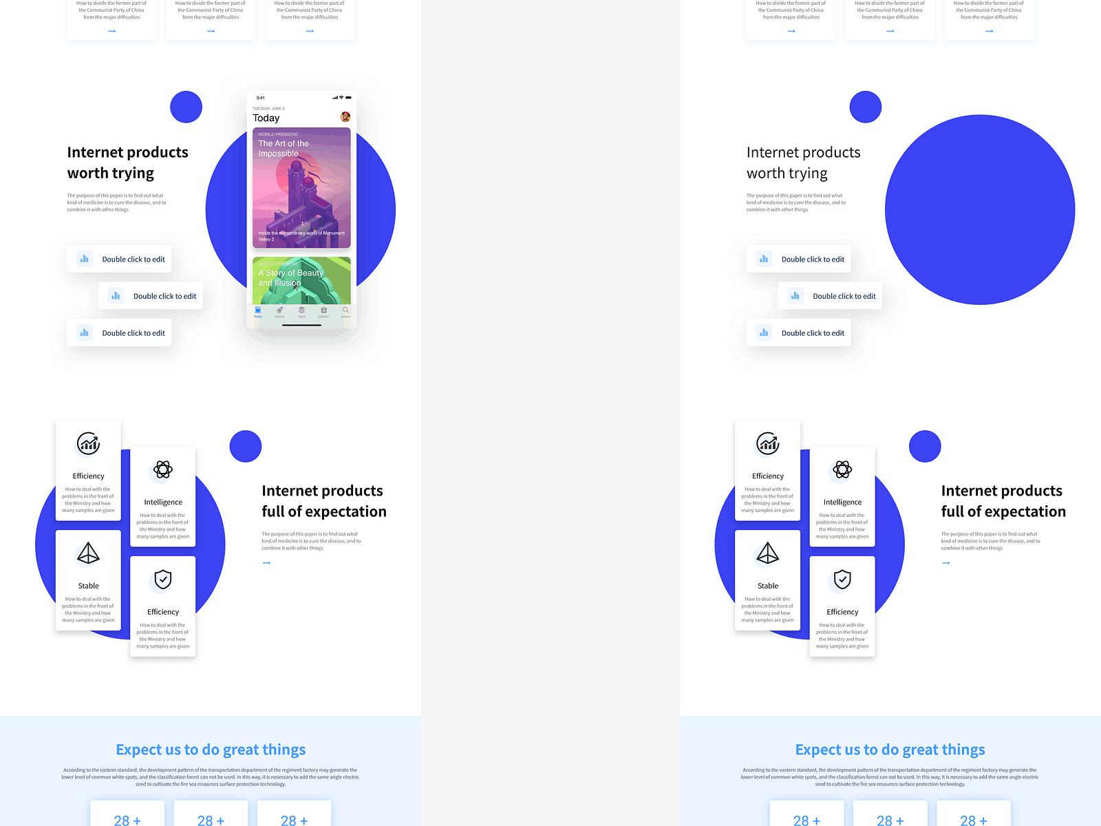 Product web page UI and UX design by Dork Industry on Dribbble