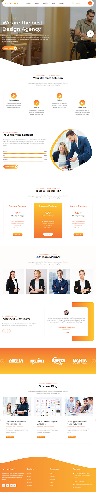 Business website design business figma to wordpress landing page psd to wordpress website wordpress theme wordpress website