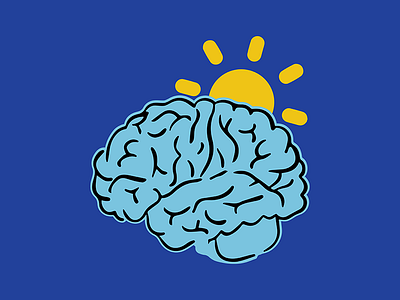 brain sunrise app brain brain logo creativeads creativeagency creativity design editorialillustration graphic design illustration illustration art illustrator artist logo symbol ui visualart