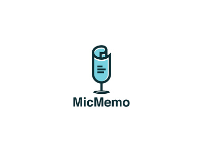MicMemo | Podcast logo | Stream logo brand brand identity branding logo logo design mic microphone podcast podcast artwork podcast logo radio sound stream logo streaming visual design