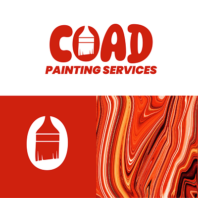 Coad Painting services abstract brand design brand identity branding creative logo graphic design home services illustrator interior design isometric lettering logo minimalism negative space logo packaging paint service presentation typography vector visual identity