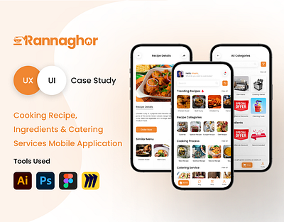 Recipe App(Full Case Study) catering mobile app catering service case study catreing service ux case cookware service app recipe app recipe design recipe home page recipe mobile app recipe ui recipe ui ux case recipe ux case study recipe video page ui ui ux case study uiuxcase