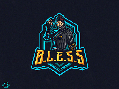 B.L.E.S.S art artwork battleground branding design graphic design logo