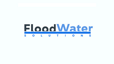 Logo Design Complete for Team Flood Water Solutions creative logo flood logo flood water logo modern logo water logo