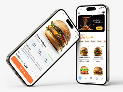 Food delivery App app appdesign delivery food food delivery ui uiux