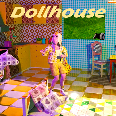 Animation: Eccentric Dollhouse 3d animation illustration