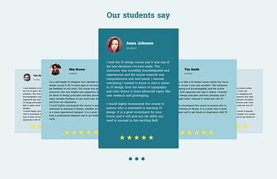 Testimonial. Daily UI. Day 39 dailyui dailyuichallenge figma reviews testimonial ui ui design uiux