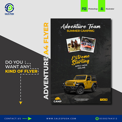 ADVENTURE TEAM FLYER DESIGN flyer flyer design flyers graphic graphic design