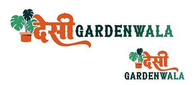 Logo Design Complete for Brand Desi Gardenwala brand logo garden logo nursery logo plant logo plants logo