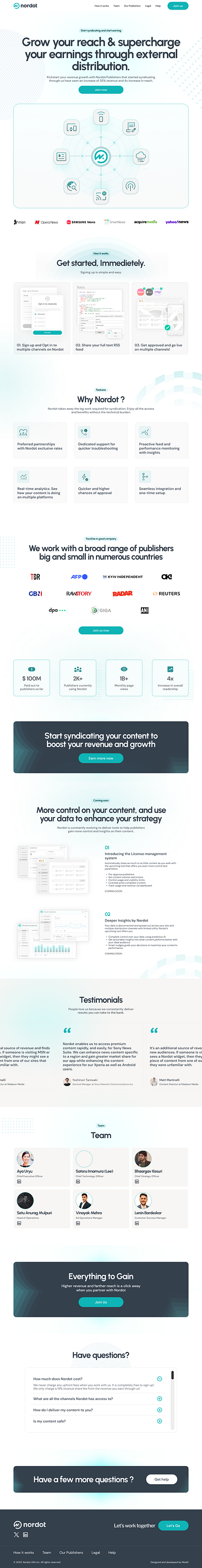 Nordot cms figmatowebflow interactions uiux