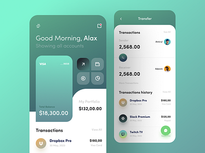 Finance Mobile App app app design appdesign awe banking finance ios mobile app