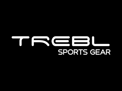 Sport brand Logo Designing Complete (TREBL Sports) blacklogo brand logo modern logo sports logo text logo text logo design
