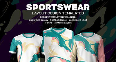 GREEN VIOLET SMOKES SPORTY JERSEY DESIGN LAYOUT TEMPLATE print