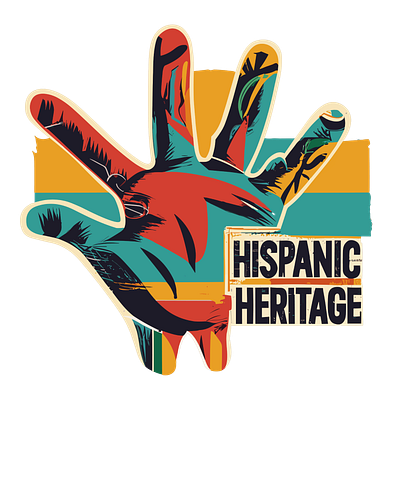 Hispanic Heritage Cultural Month design graphic design heritage month illutration typography vector