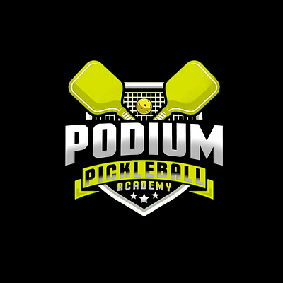 Logo Design Complete for Sports Academy illustration logo pickleball logo sports logo vector