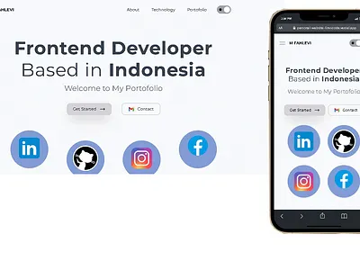 Portofolio Landing Page frontend landing page portofolio react ui