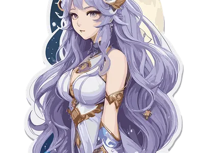 Dream Goddess Clipart (1) 3d animation branding graphic design logo motion graphics ui