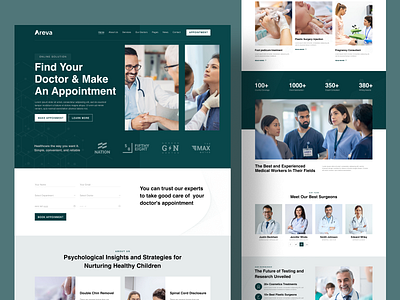 Health Medical Website appointment booking dental clinic design doctor appointment health healthcare healthcare website hospital landing page medical medical care medical website minimalist online healthcare pharmacy ui ui design ux design web design website