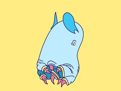 Dumbo Octopus adobe illustrator animal art character colorful creative creative design design digital drawing dumbo octopus graphic design happy illustration logo octopus sea sticker unqiue vector water