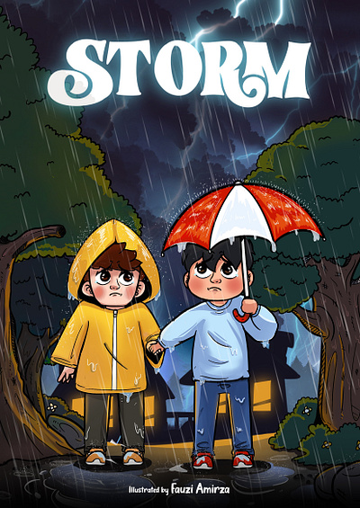 STORM Children's Book animation branding children book design illustration vector
