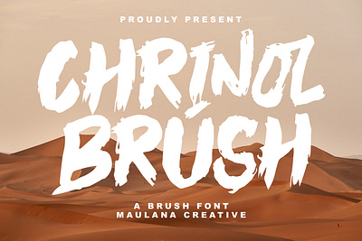 Chrinol Brush Font branding font fonts graphic design logo nostalgic