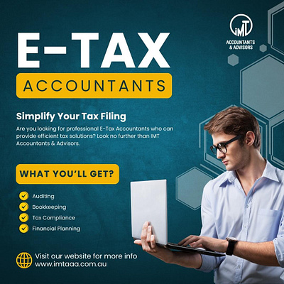 E-Tax Accountants in Brisbane branding design graphic design
