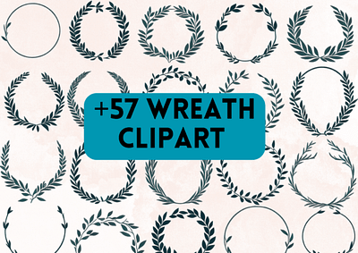 Wreath Clipart clipart design graphic design png svg wreath clipart