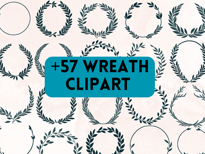 Wreath Clipart clipart design graphic design png svg wreath clipart
