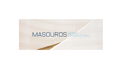Masouros Design Constructions branding graphic design logo
