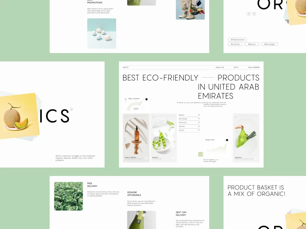 Sustainable E-commerce Website Design for Organic Products