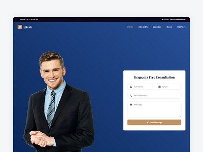 Splash Lawyer bootstrap bootstrap template bootstrap theme design landing landing page modern onepage splash ui web design web development