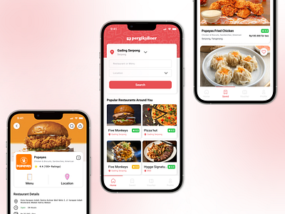 PergiKuliner Mobile App Revamp app design mobileappdesign ui uiux