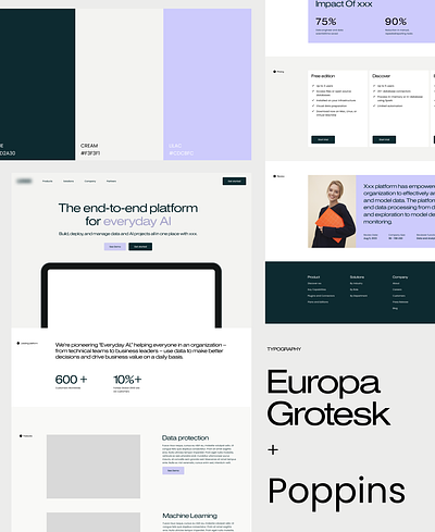 Website Concept branding design homepage illustration landing page minimal ui ux