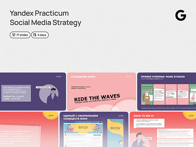 Yandex Practicum Social Media Strategy pitch
