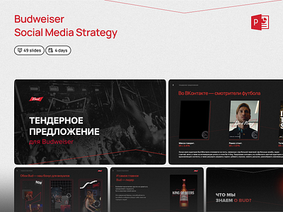 Budweiser Social Media Strategy pitch