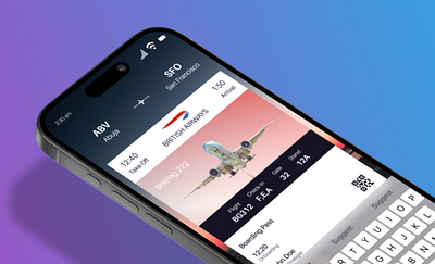 (Daily UI task #024) Boarding Pass 024 app dailyui design devanddesign figma ui