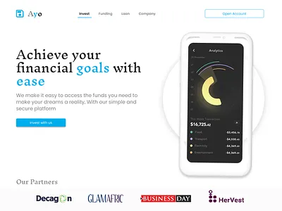 Ayo fintech fintech inspiration illustration inspiration ui