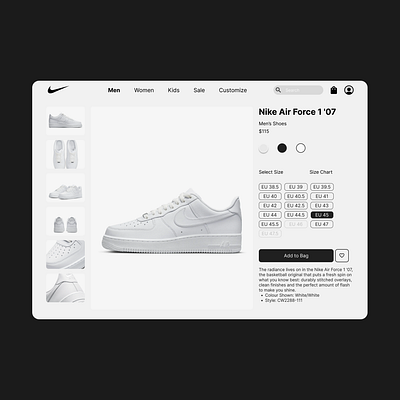 #DailyUI 33 - Customize Product app branding customize dailyui 33 customize product design graphic design illustration logo nike product typography ui ux vector