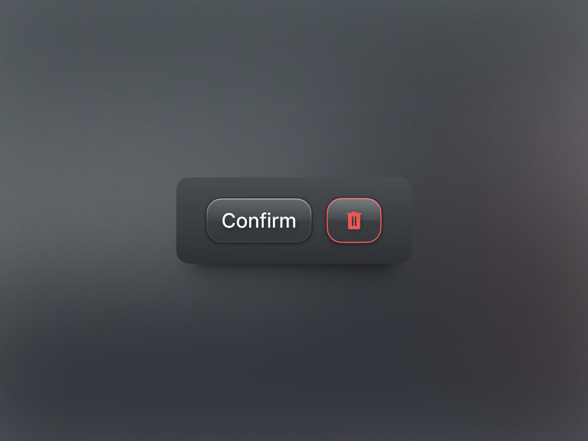 Skeuomorphic Dark Buttons 3d apple buttons dark dark mode dark ui delete design futuristic input retro skeumorphic skeuomorphism ui webdesign