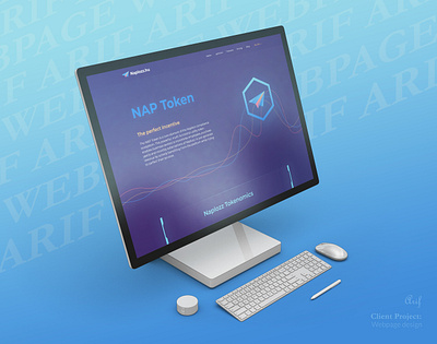 Webpage Design: Naplozz adobe xd design graphic design illustration logo modern ui ui uiux web design web page