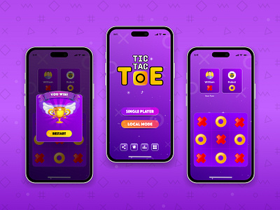 Tictactoe game app game app game app ui game assets gaming app mobile app game tictactoe tictactoe app tictactoe game app